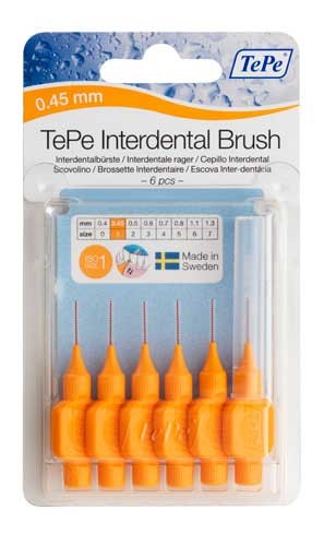 CEPILLO INTERDENTAL - TEPE (0.45 MM NARANJA)