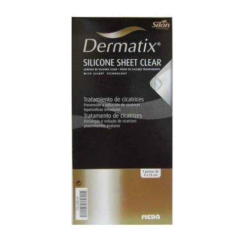 DERMATIX LAMINA - SILICONA (CLEAR 4 X 13 CM)