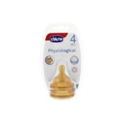 TETINA CAUCHO FLUJO PAPILLA - CHICCO FISIOLOGICO B ANCHA (6M+ 2 TETINAS)