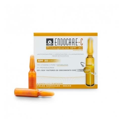 Endocare c proteoglicanos spf30 - ampollas antioxidantes hidratantes iluminadoras regeneradoras (30 