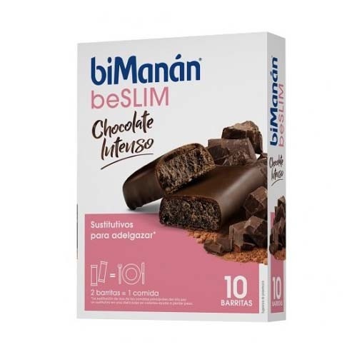 Bimanan beslim sustitutivo (10 barritas 31 g sabor chocolate intenso)