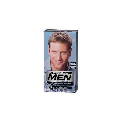 JUST FOR MEN - CHAMPU COLORANTE (66 CC CASTAÑO CLARO)
