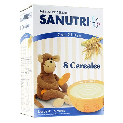 SANUTRI PAPILLA 8 CEREALES (600 G (300 G 2 BOLSAS))