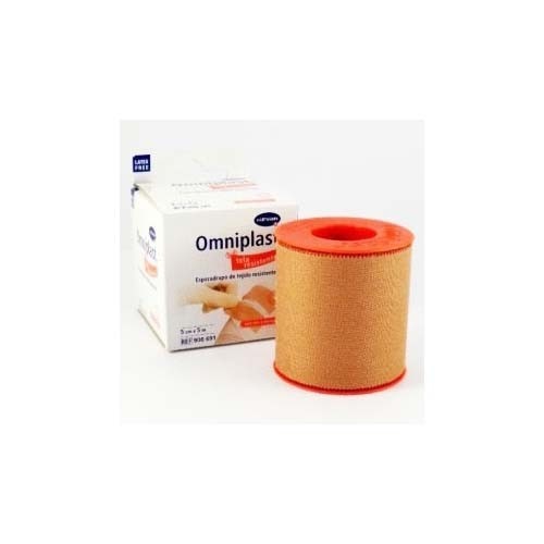 ESPARADRAPO HIPOALERGICO - OMNIPLAST (TEJIDO RESISTENTE 5 M X 5 CM)