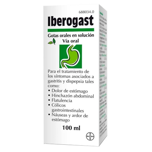 IBEROGAST GOTAS ORALES EN SOLUCION, 1 frasco de 100 ml