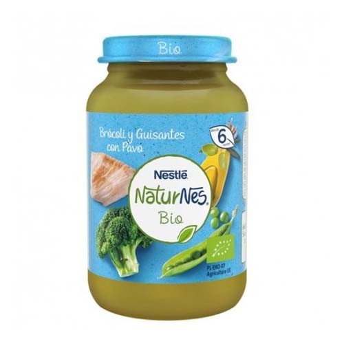 Gerber organic brocoli guisantes y pavo  1 tarrito 190 g