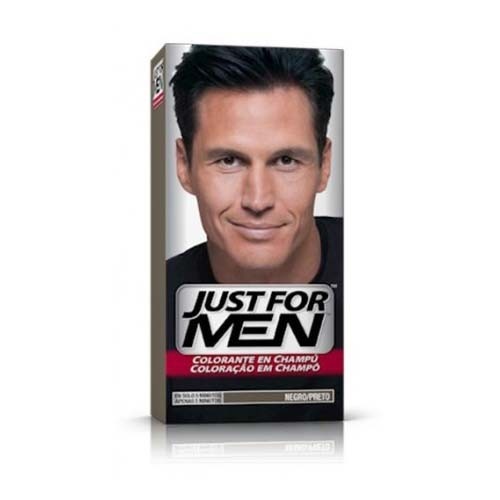 JUST FOR MEN - CHAMPU COLORANTE (66 CC NEGRO)
