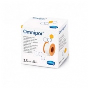 ESPARADRAPO HIPOALERGICO - OMNIPOR (DE PAPEL 5 M X 2,5 CM)
