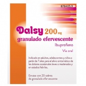 DALSY 200 mg GRANULADO EFERVESCENTE , 20 sobres