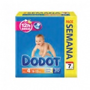 PAÑAL INFANTIL - DODOT ACTIVITY PACK (SEMANAL T- 4  9 -15 KG 30 U)