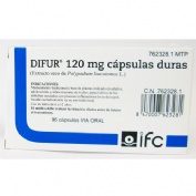 DIFUR 120 mg CAPSULAS DURAS , 96 cápsulas
