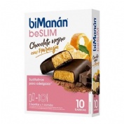 BIMANAN BARRITA CHOCOLATE NEGRO Y NARANJA (320 G 40 G X 8 U)